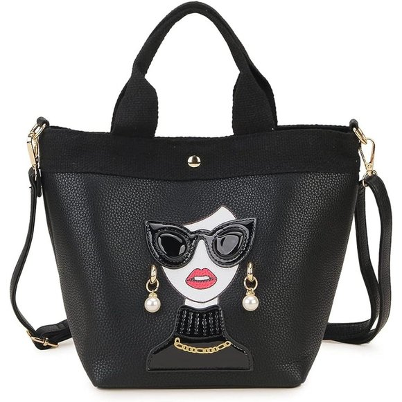 Amazon.com: ENJOININ Novelty 3D Lady Face Purse Top Handle  ENJOININ Funky Lady Face Purse for Women Casual Shopping Bag Top Handle Satchel